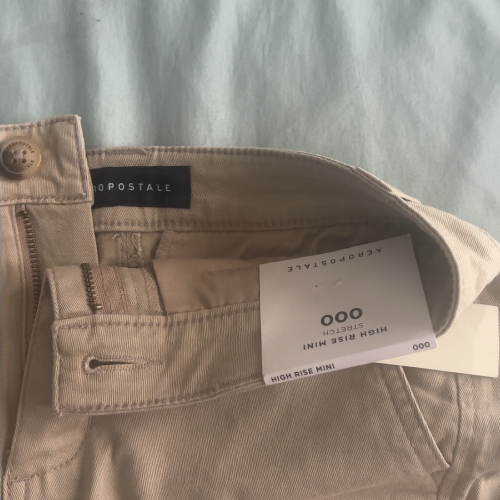Aeropostale Men's Khaki High Rise Stretch Chinos